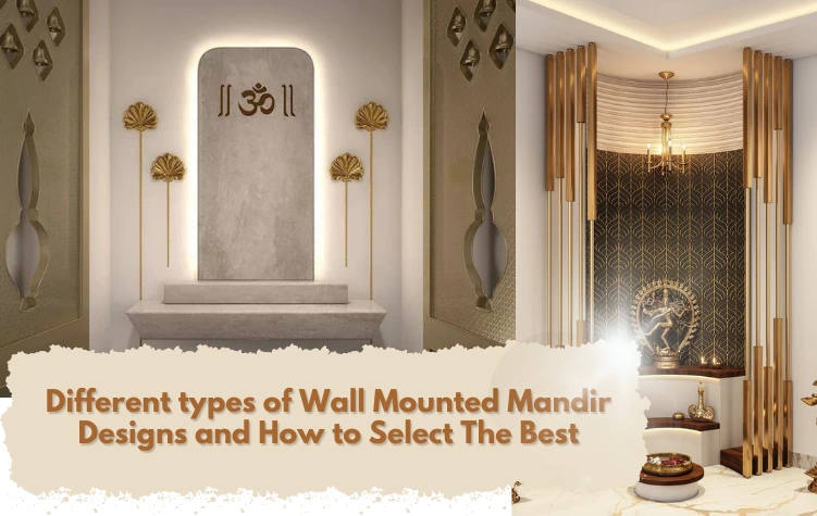 Wall-Mounted Mandir Designs